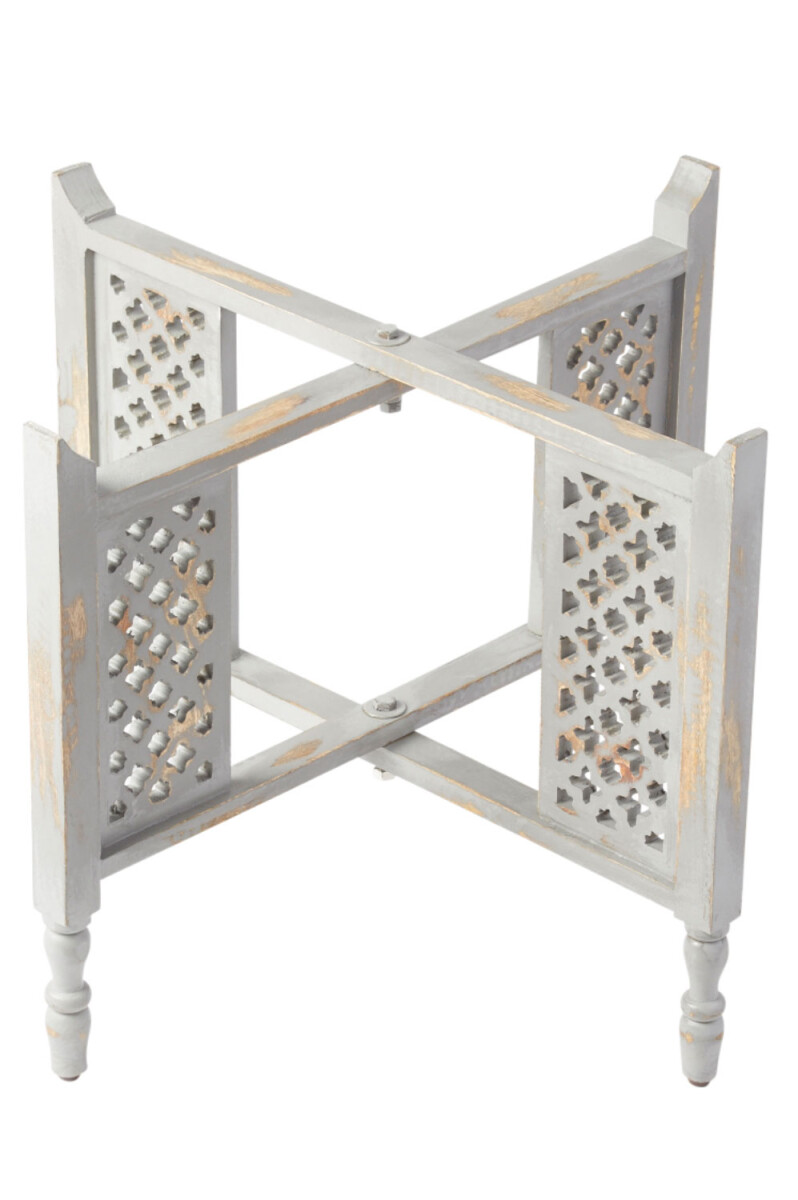 Base de mesa plegable Hania, gris, 60 cm box