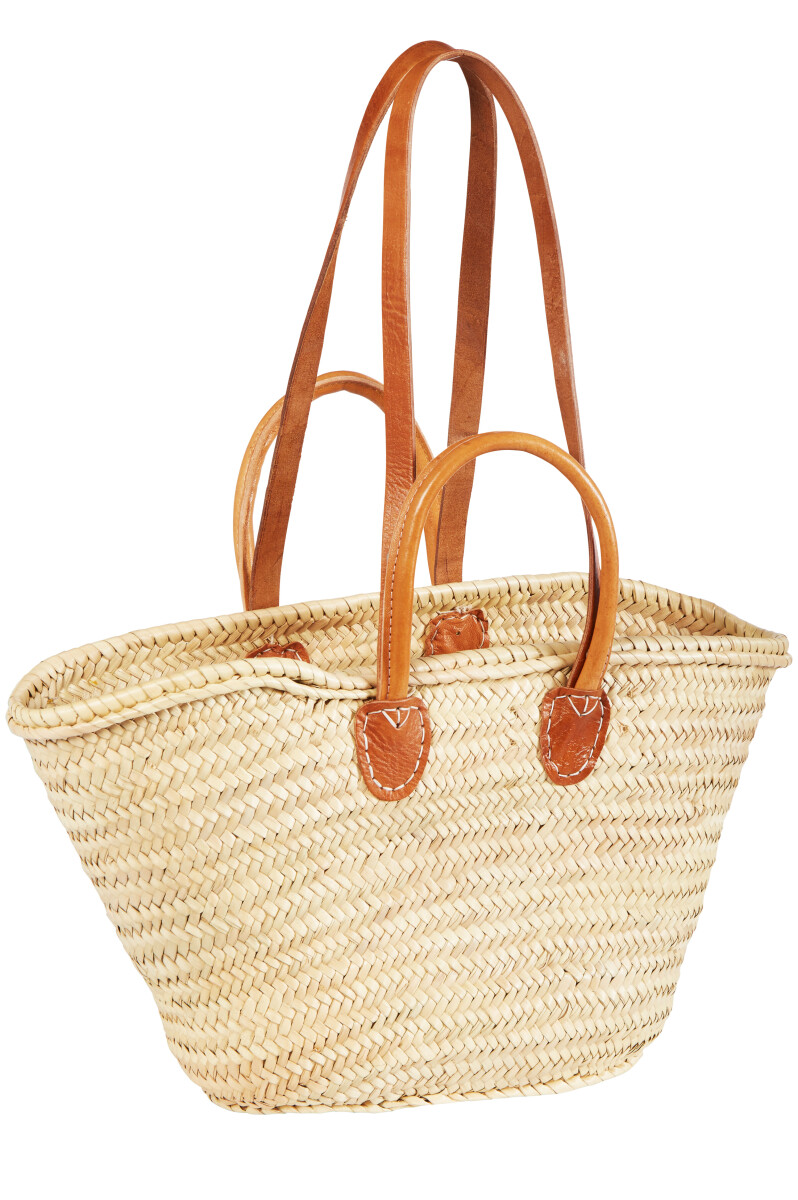 Bolso de mimbre de Ibiza, bolso de playa Cesta pequeñ