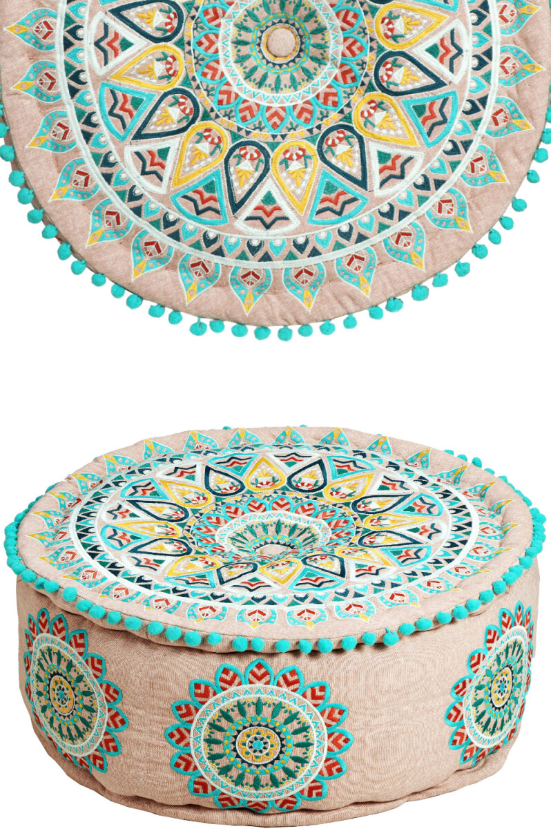 Puf oriental de decoración Badar  box