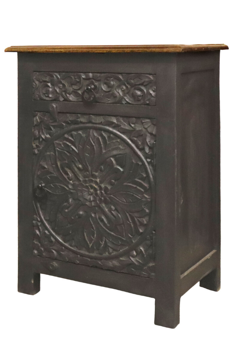 Mesita de noche de estilo oriental con s box