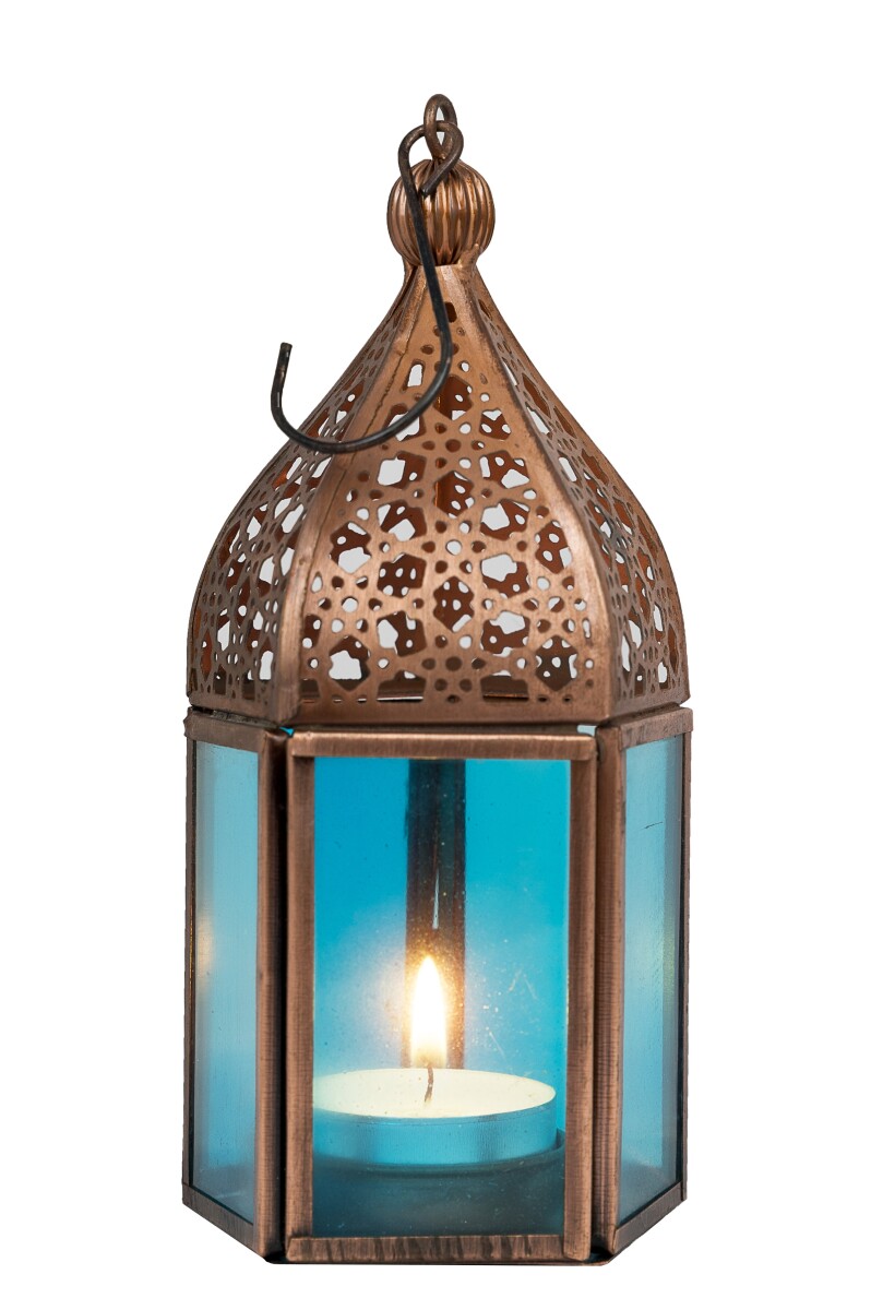 Linterna oriental Meena - Azul box