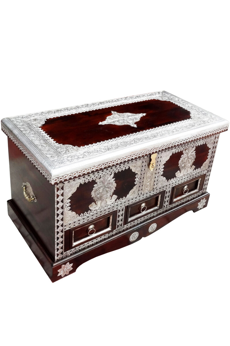 Mesa con cajones india Sudhir - 90 cm box
