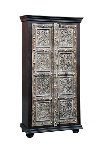 Armario vintage indio Cansin - 180 cm box