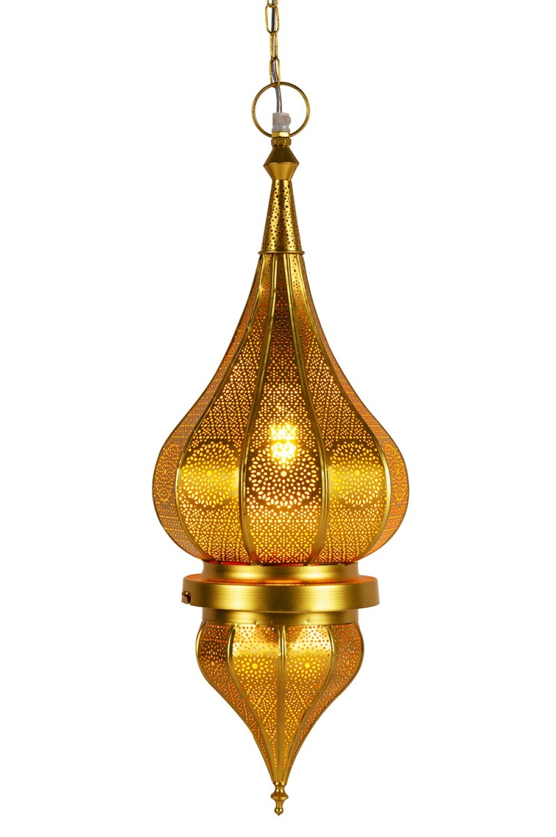 Lámpara colgante oriental Fayna Gold