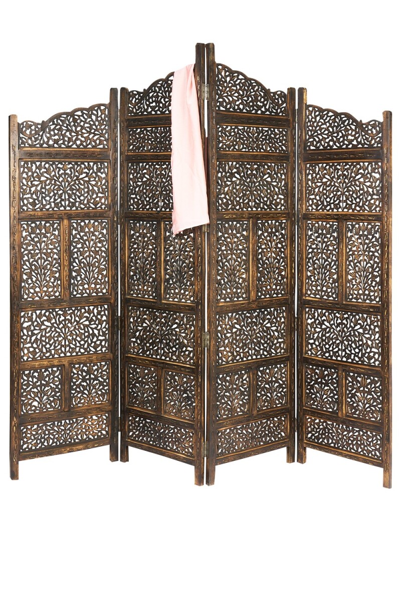 Biombos de madera para separar espacios, estilo oriental...
