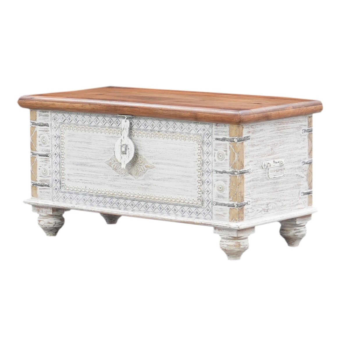 Cofre Bashira de madera maciza, estilo b box