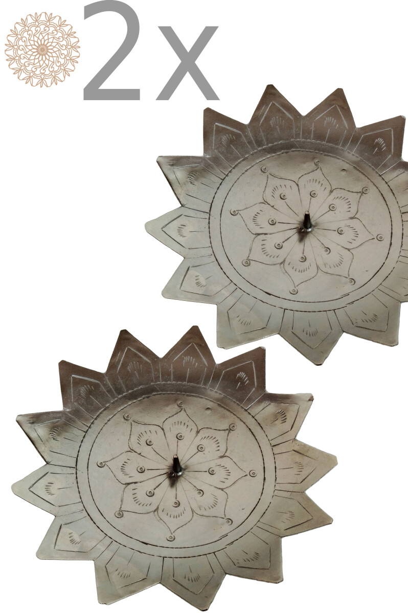 Juego de 2 candelabros orientales platea box