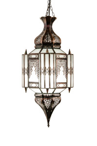 Lámpara colgante Aariz blanca de 60 cm |...
