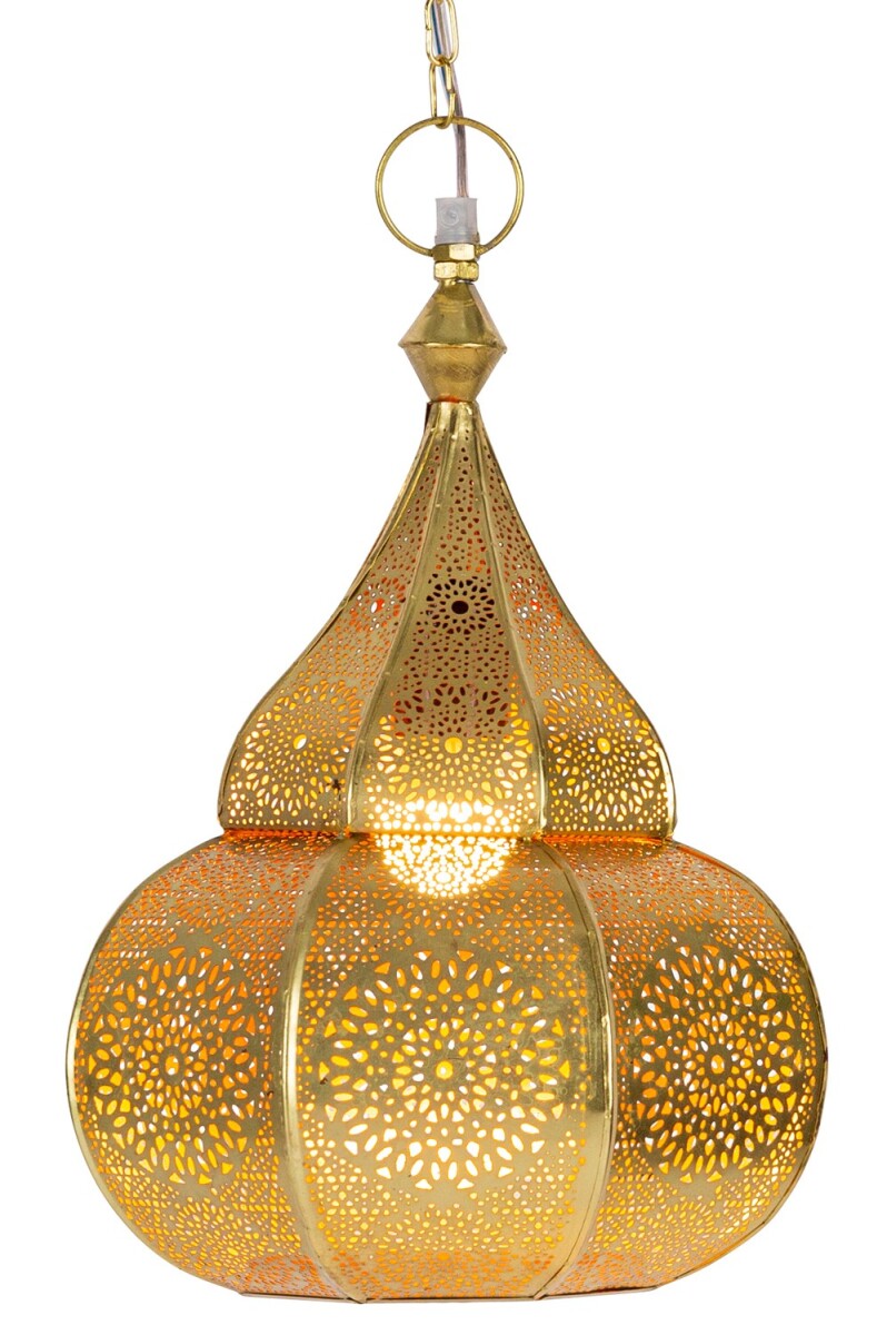 Lámpara oriental de mesa Ilham Gold - 40 cm