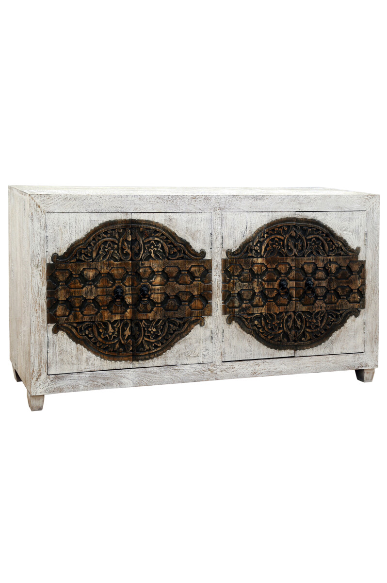 Aparador vintage oriental blanco Aswa -  box