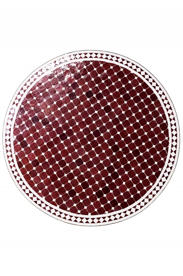 Mesa de jard&iacute;n con tablero de mosaico...