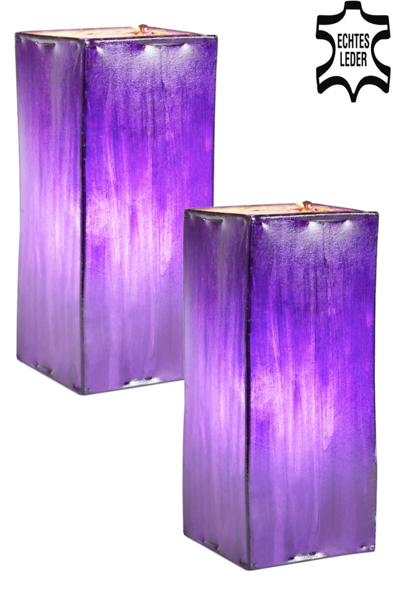 Juego de 2 lámparas de mesita de  box