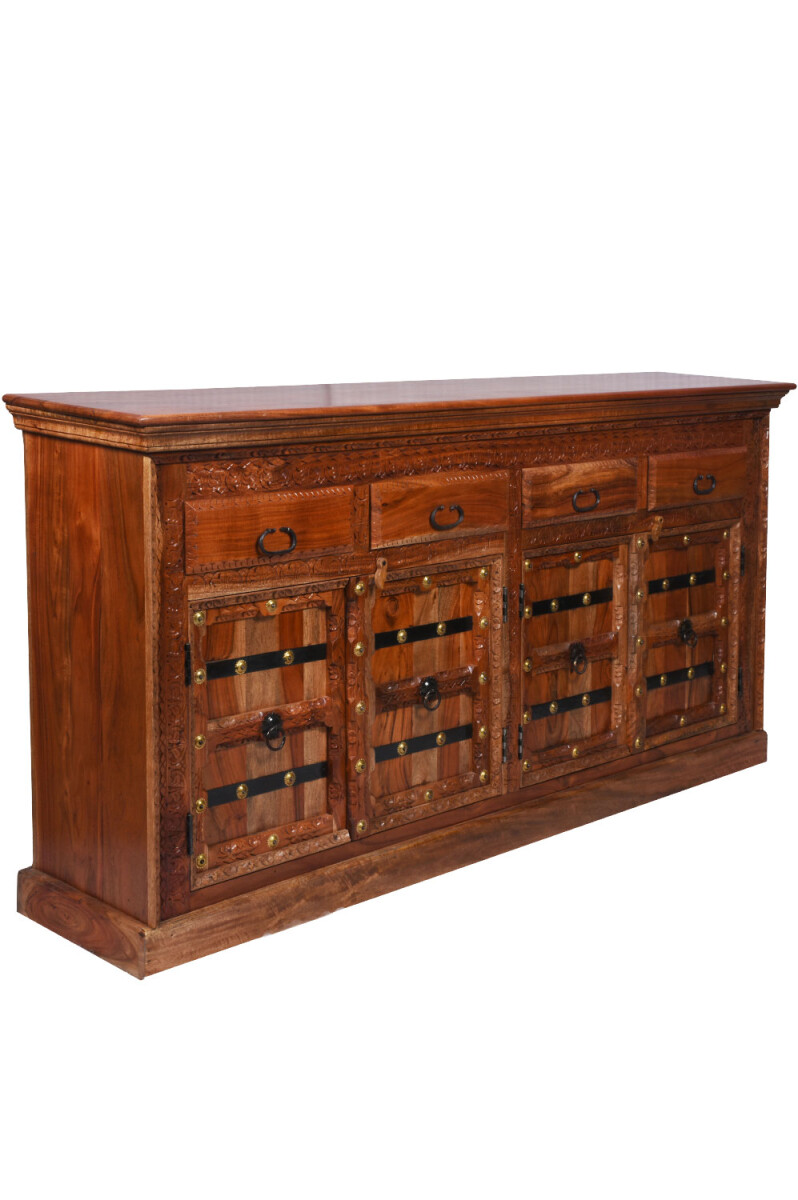 Aparador vintage de madera maciza Hurgha box