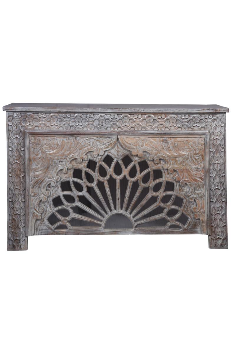 Consola de madera de estilo oriental Gha box