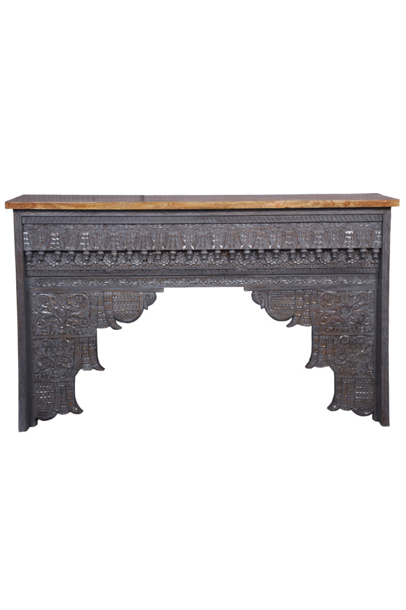 Consola de madera de estilo oriental Had box