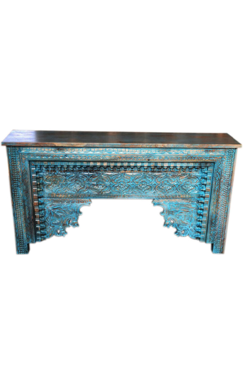 Consola de madera de estilo oriental Gas box