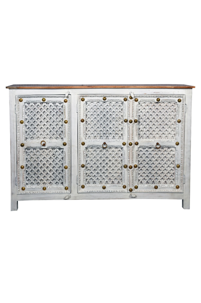 Aparador vintage de madera maciza Hayat box