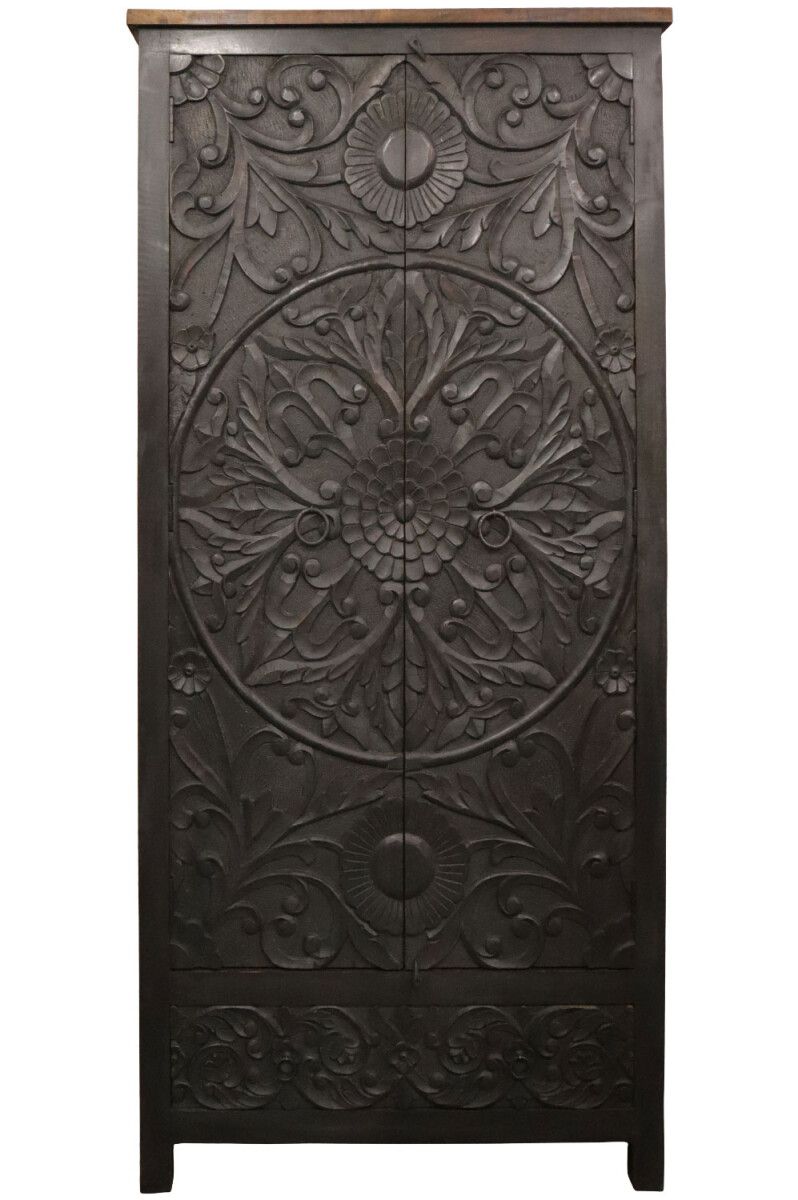 Armario marroquí Faiza, negro box