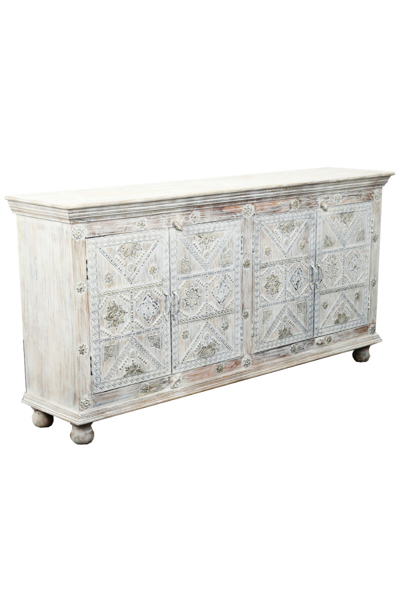 Cómoda y aparador de madera maciza de estilo oriental