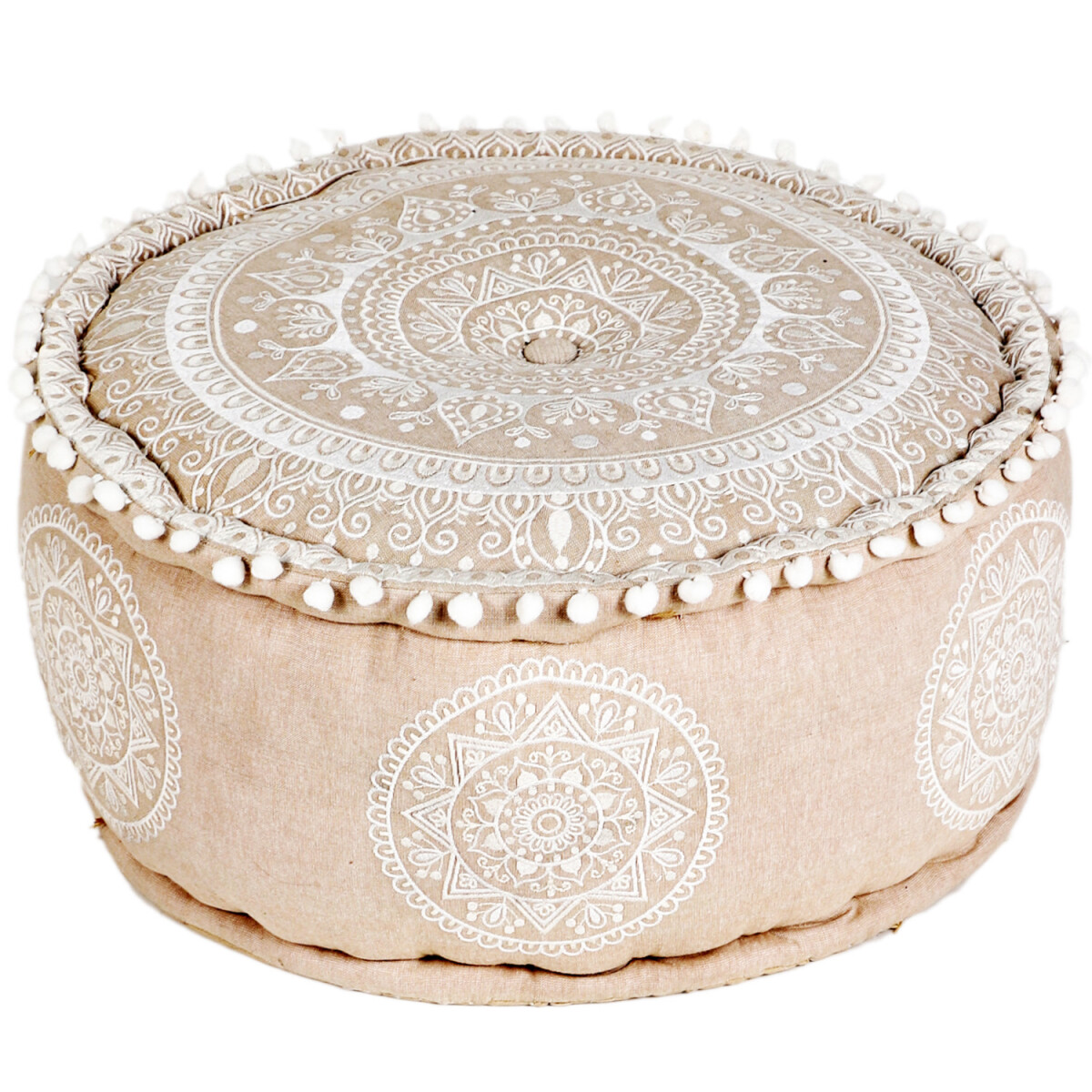 Puf decorativo de estilo boho Donia, 50  box