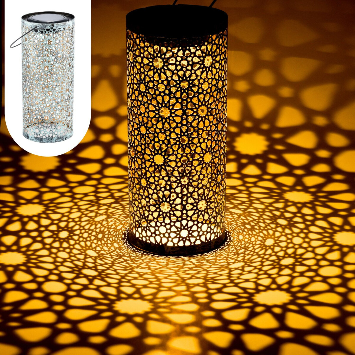 Lámpara solar oriental, lá box