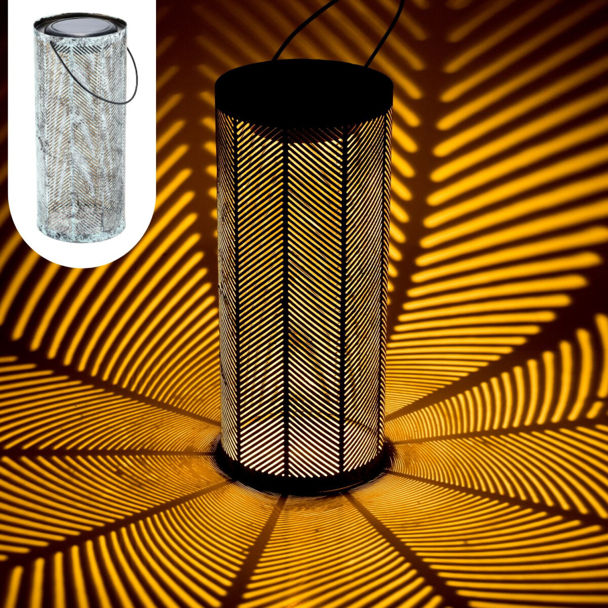 Linterna solar escandinava. Lámpa box