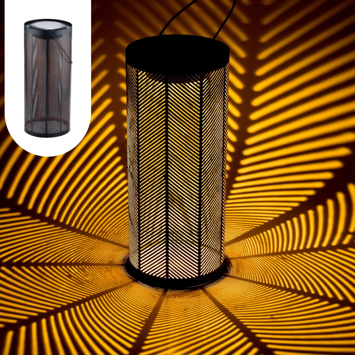 Linterna solar escandinava. Linterna sol box
