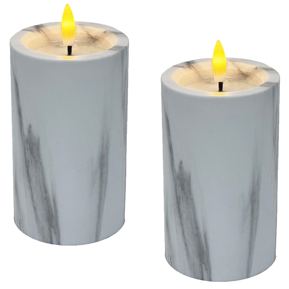Lote de 2 velas LED Hony box
