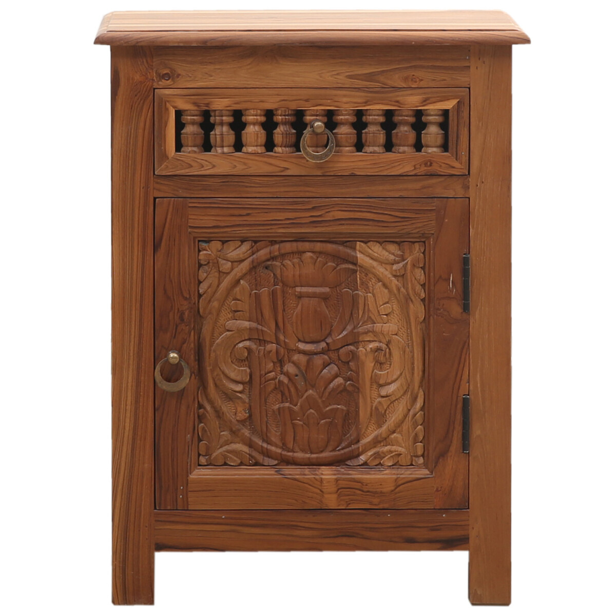Mesita de noche vintage de madera color  box