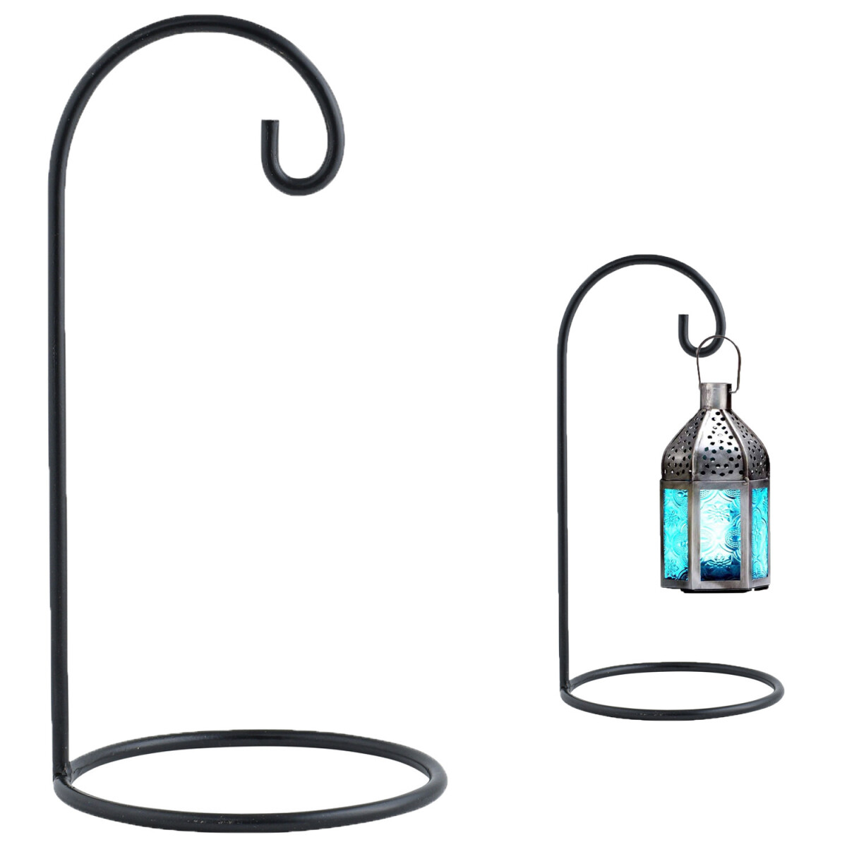 Soporte para farol Buno, negro, grande