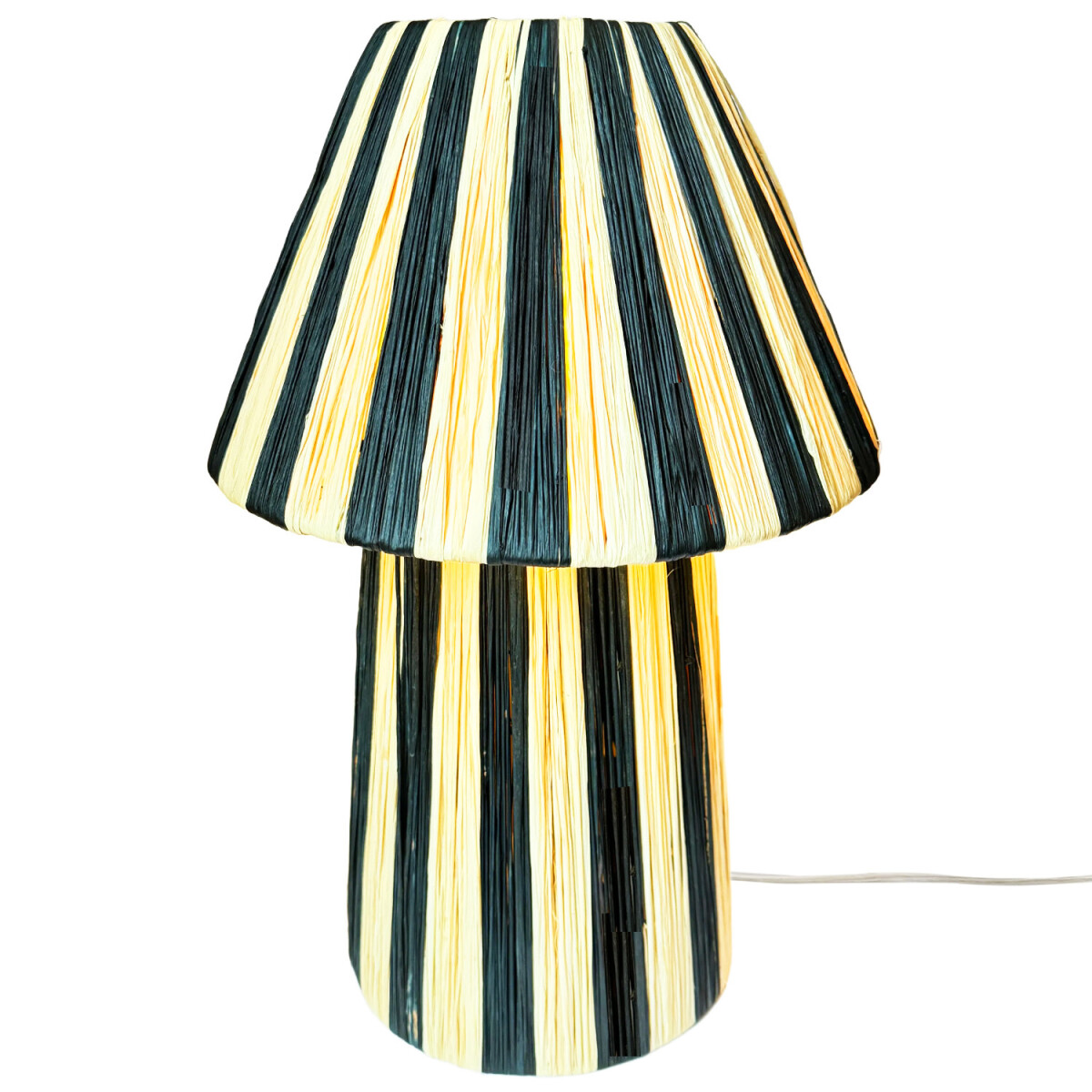 Lámpara de mesa de estilo boho, l box