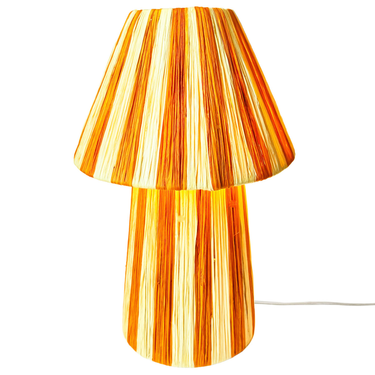 Lámpara de mesa de estilo boho, l box