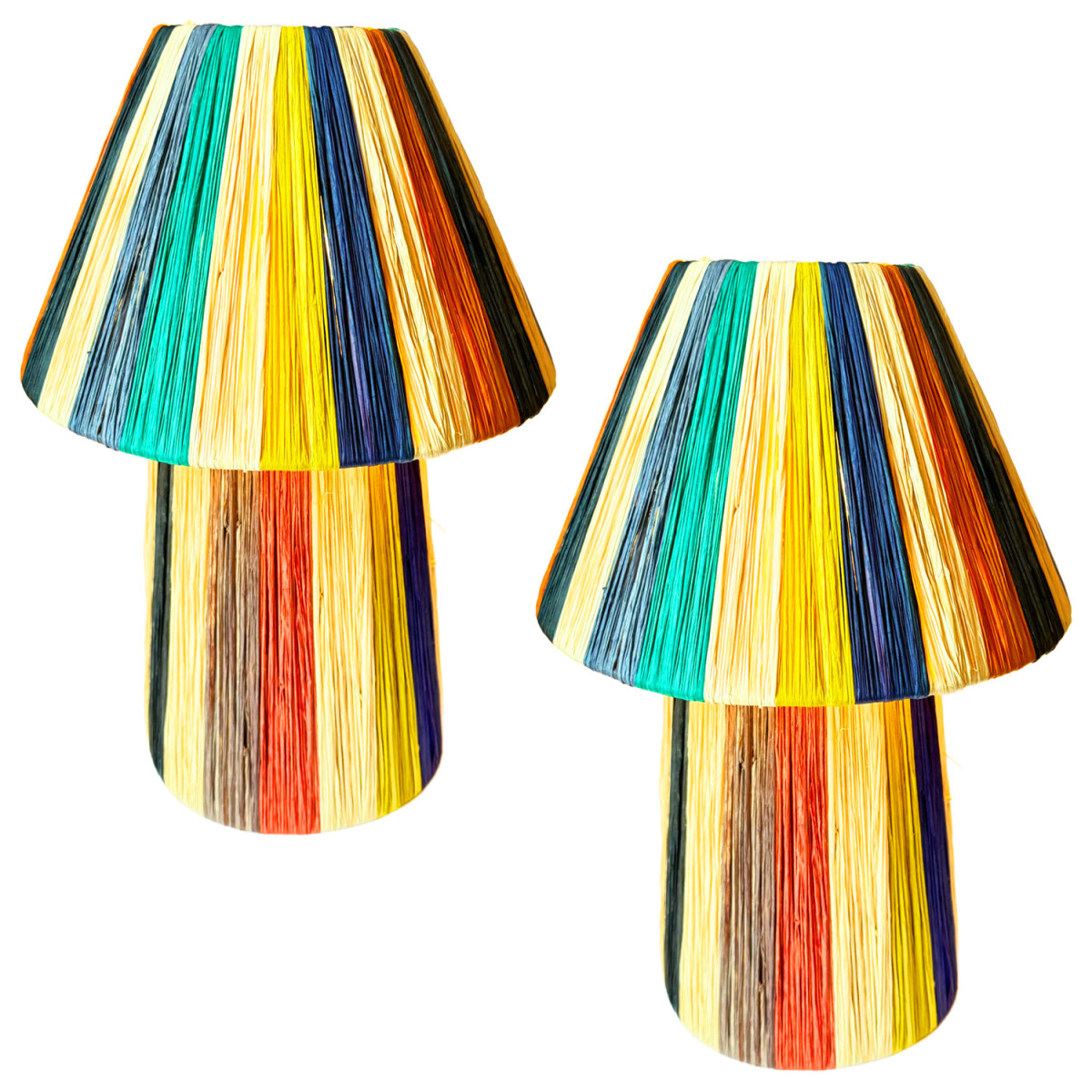 Juego de 2 lámparas de mesa decor box