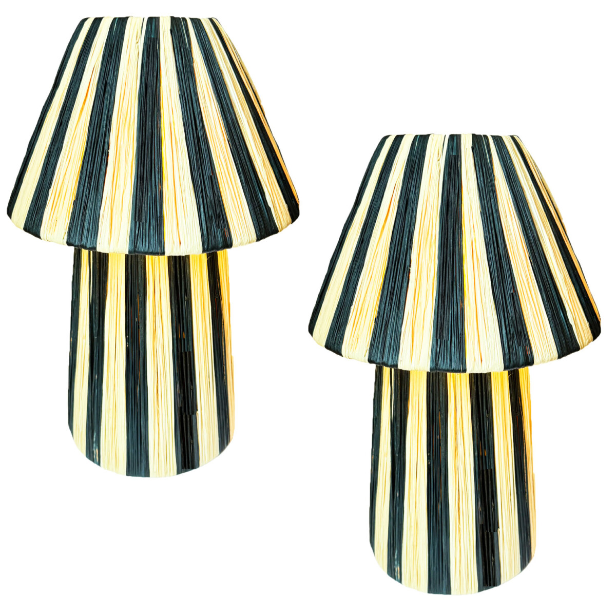 Juego de 2 lámparas de mesa decor box