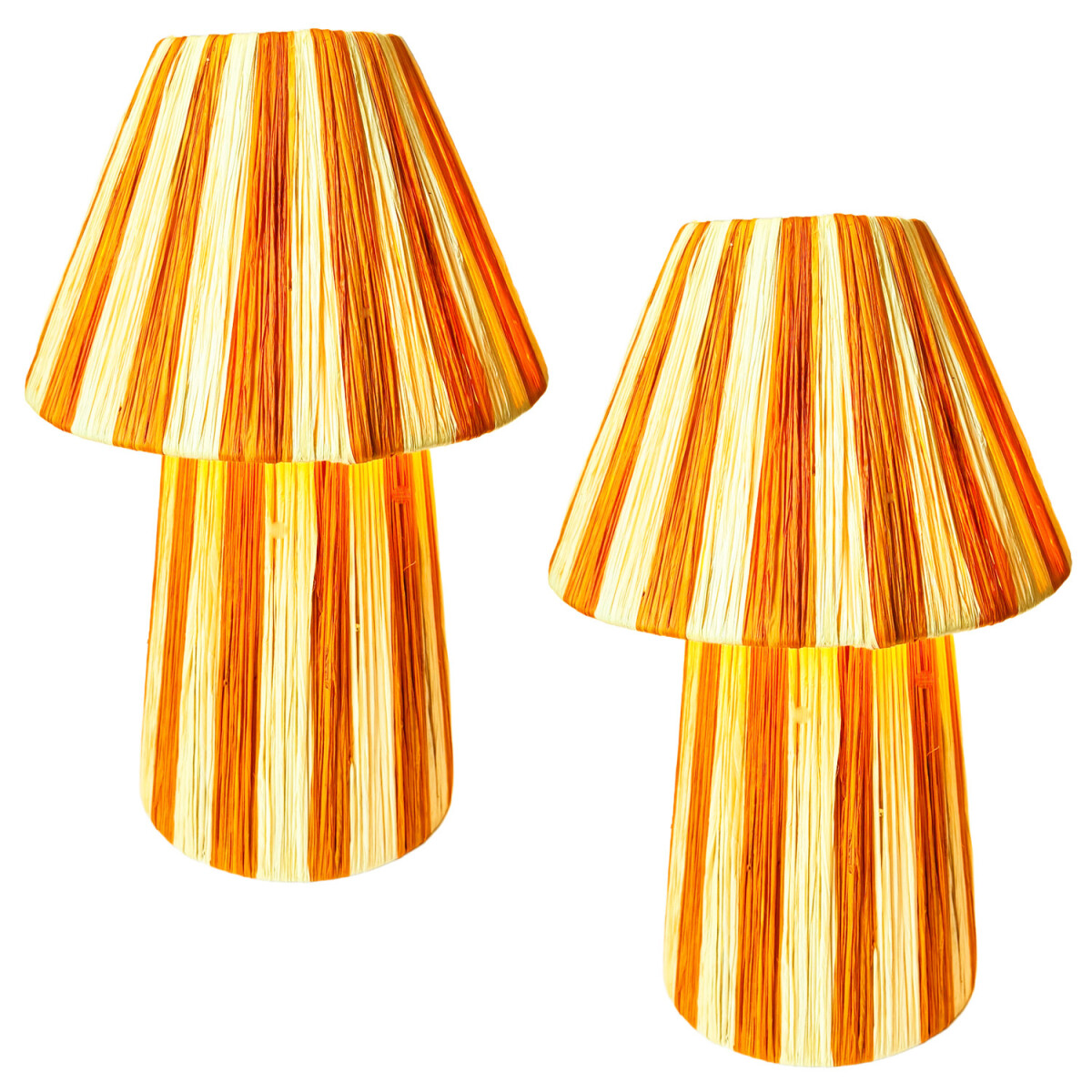 Juego de 2 lámparas de mesa decor box