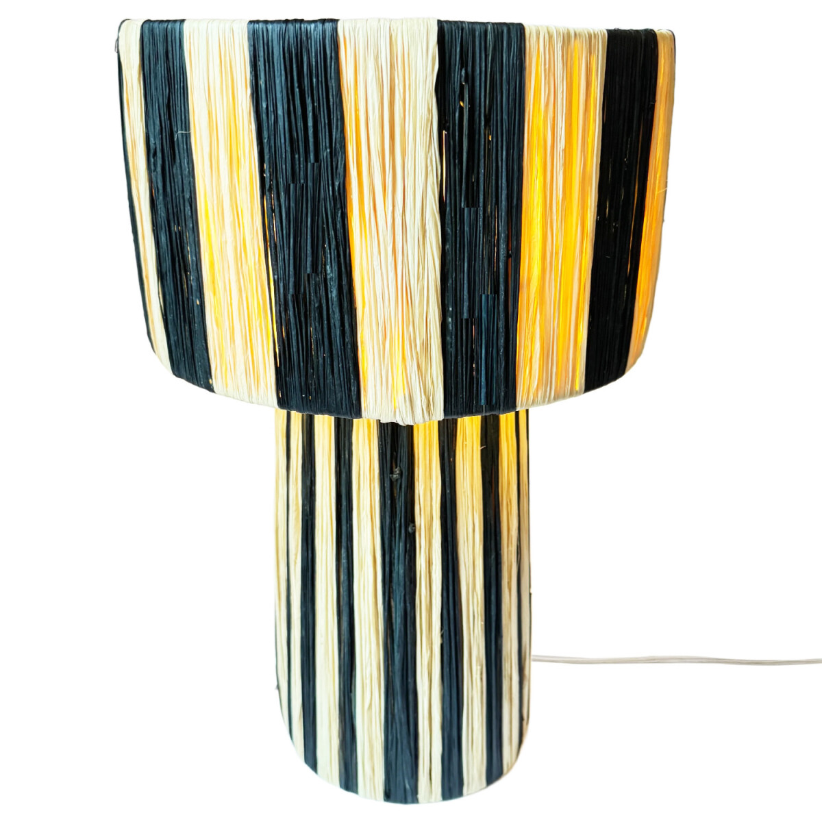 Lámpara de mesa de estilo boho, l box
