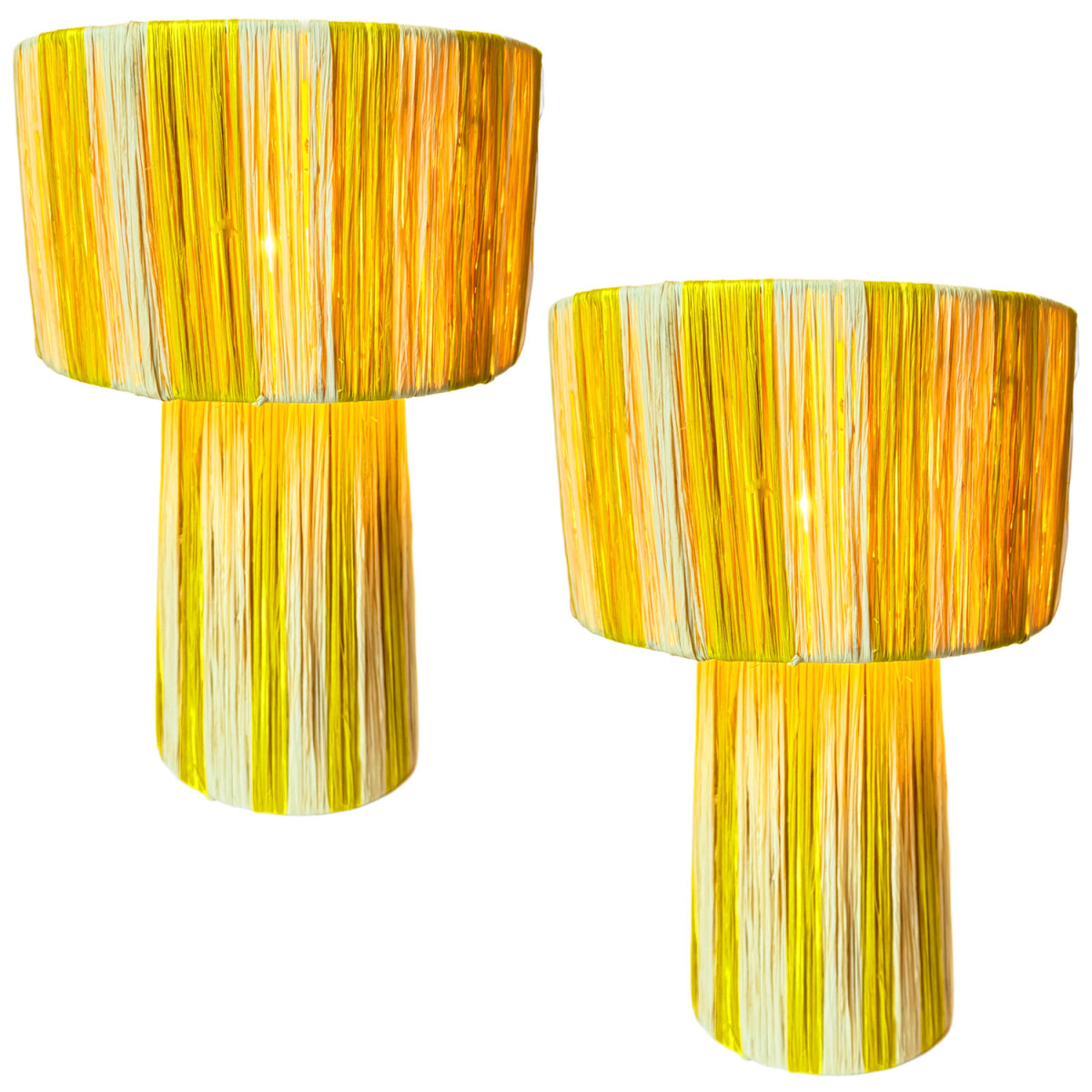 Juego de 2 lámparas de mesa decor box