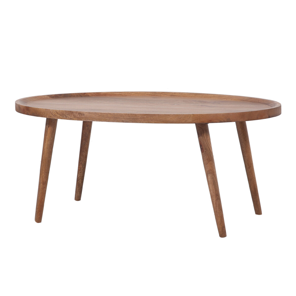 Mesa de centro Addisie, ovalada, 120 x 7 box