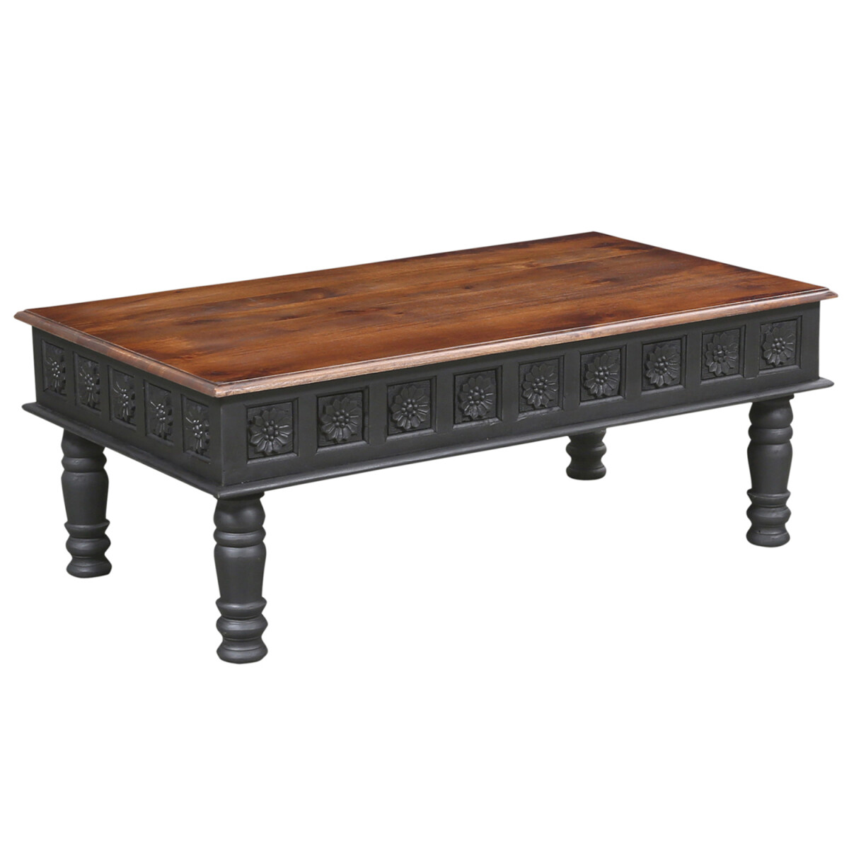 Mesa de centro Abraam de madera de mango box