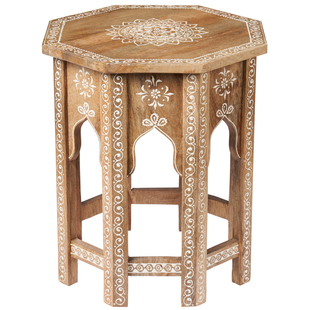 Mesita auxiliar de estilo oriental, mesi box