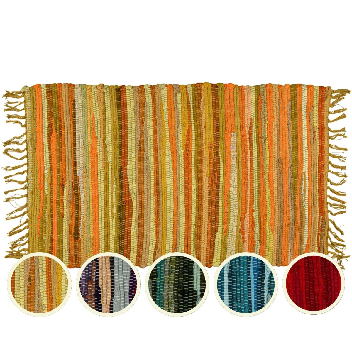Alfombra Callum Gelb, 90 × 50 cm | box