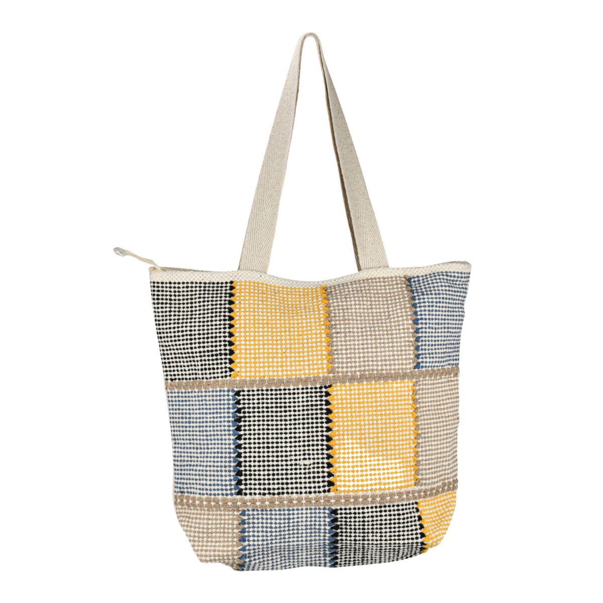 Bolso boho Kalpur -4- 43 x 40 cm | Bolso grande de algod&oac