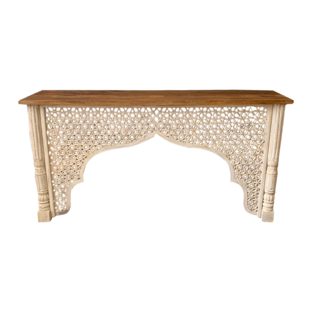 Aparador con consola de madera india Zho box