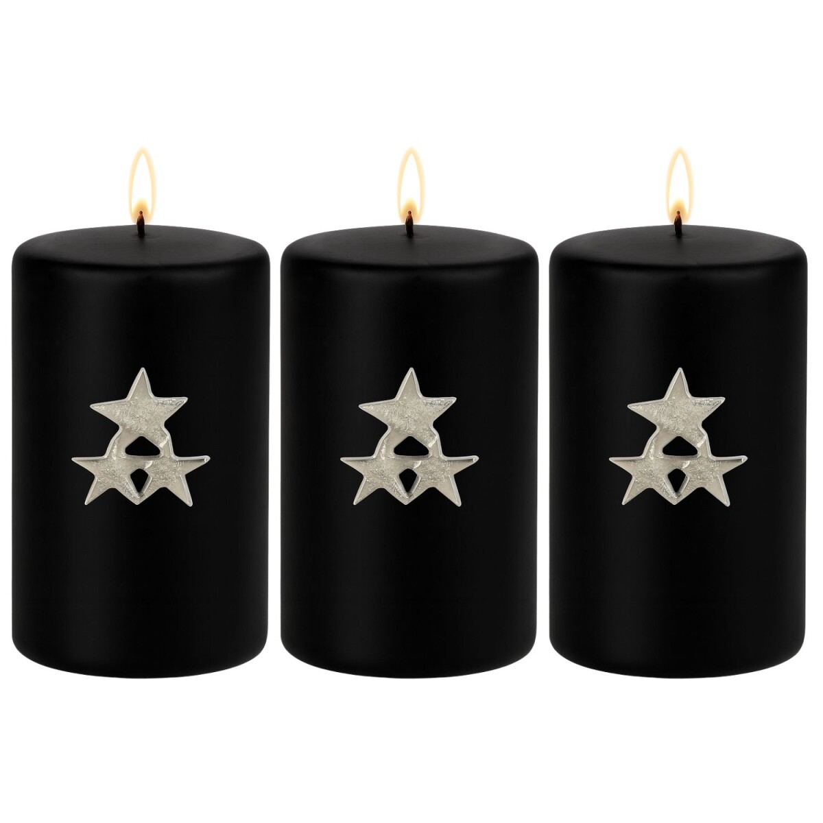 Juego de 3 adornos para velas Caloge G,  box