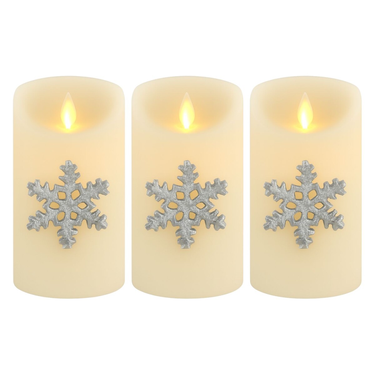 Juego de 3 adornos para velas Caloge, 6  box