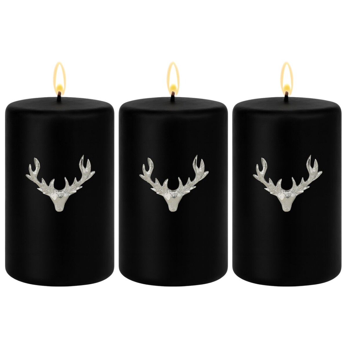 Juego de 3 adornos para velas Caloge I,  box