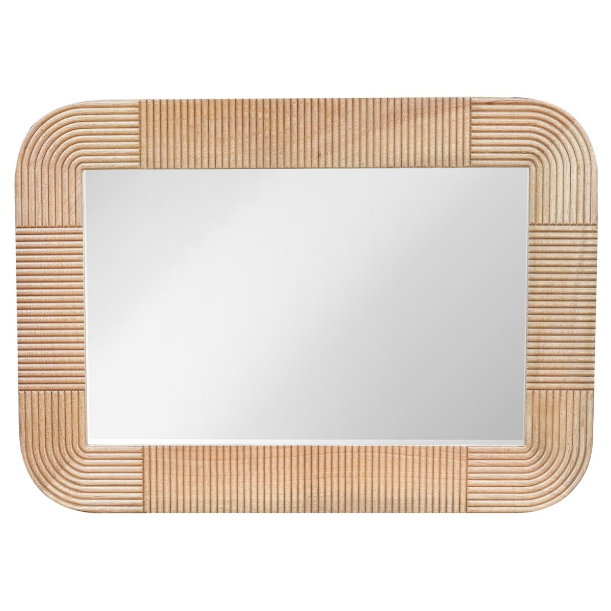 Espejo de pared Cailin de madera de mang box