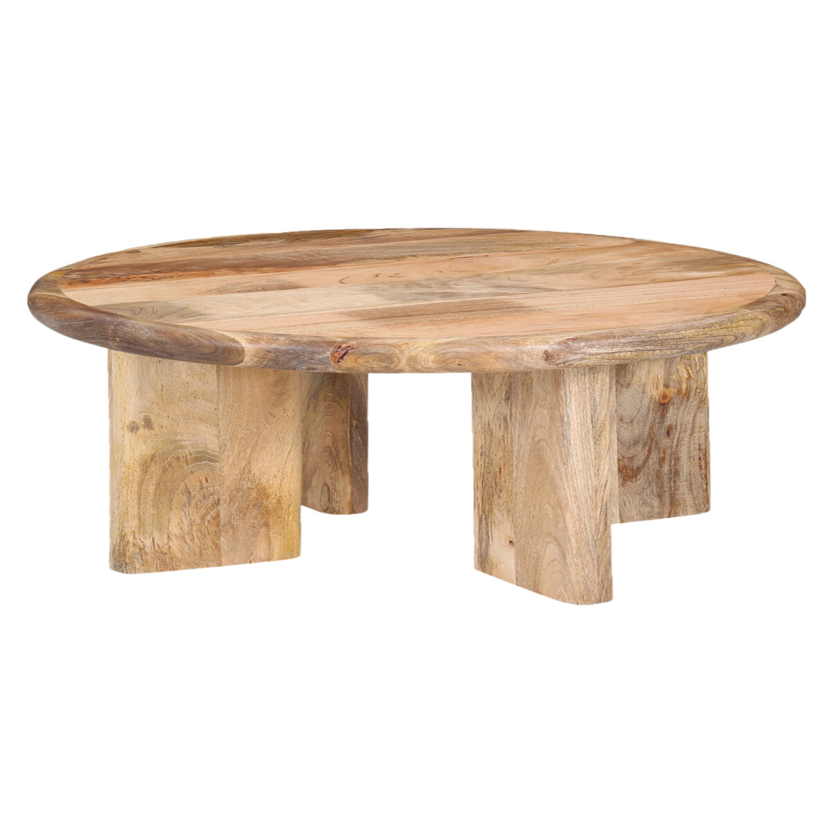 Mesa de centro Absa de 80 cm, madera de  box