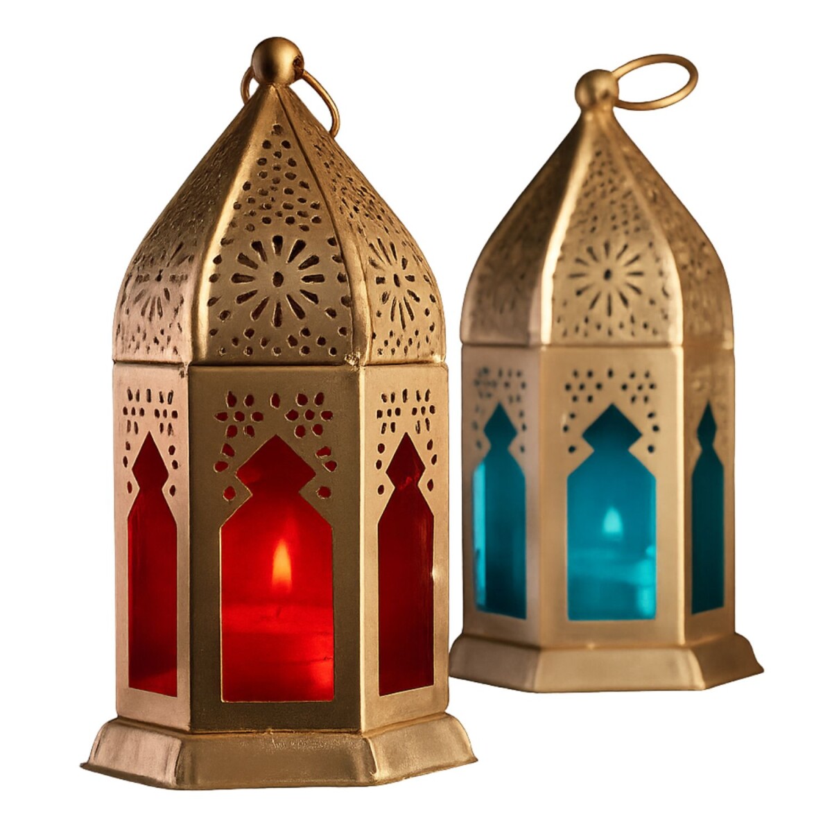 Juego de 2 farolillos orientales decorat box