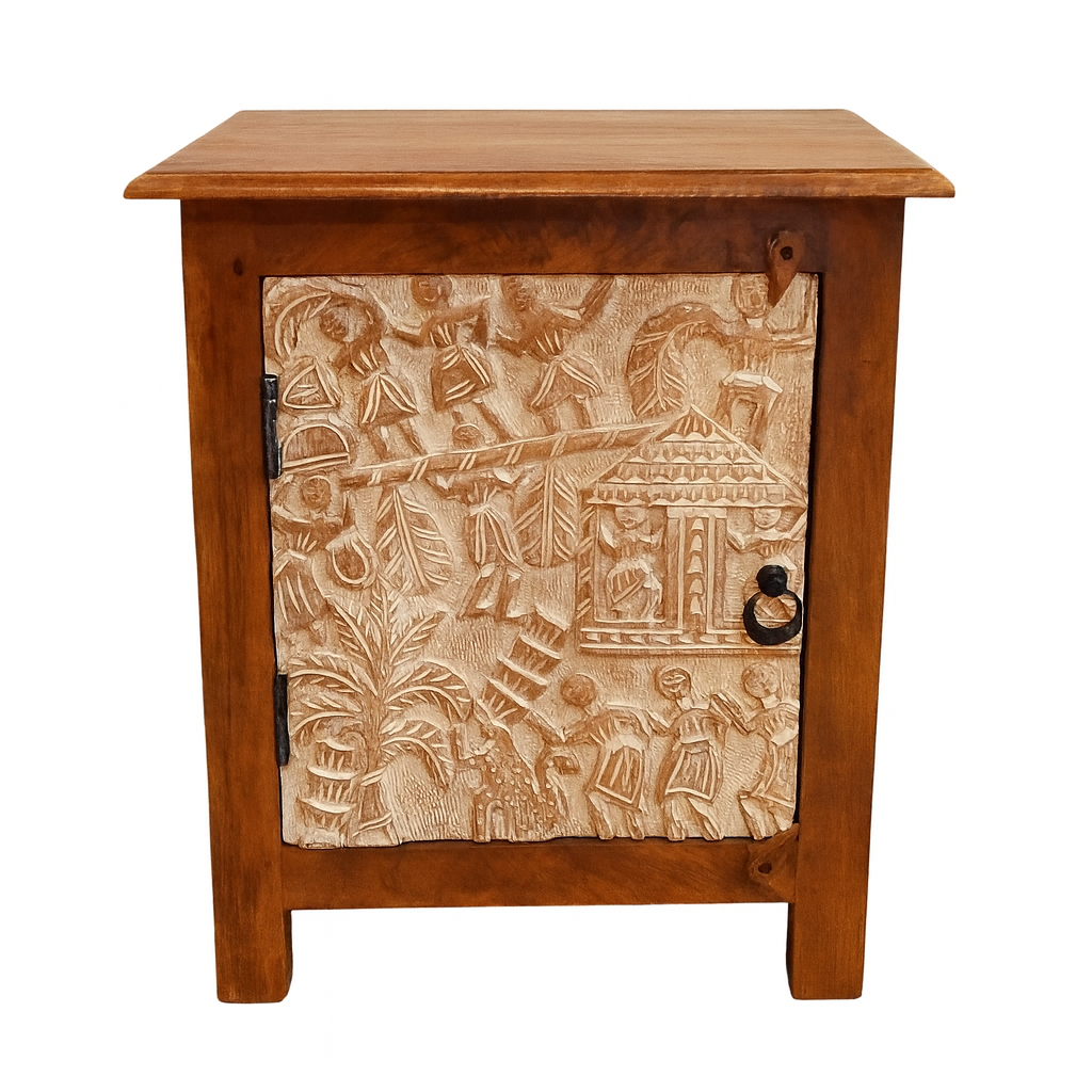 Mesita de noche Faten de 60 cm | Madera  box